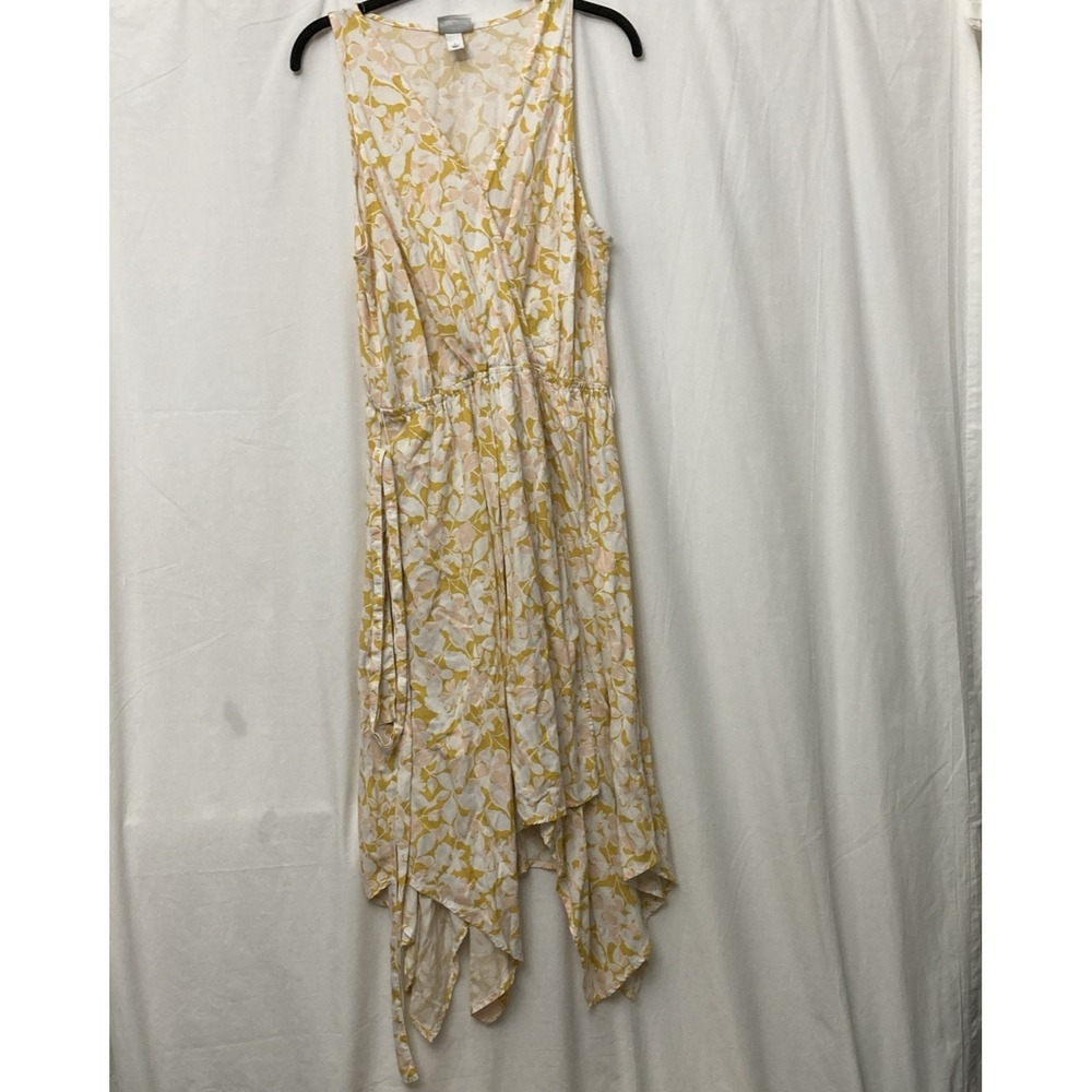 Ava‎ & Viv Multicolor Sleeveless Floral Belted Wrap Dress - SZ 1X